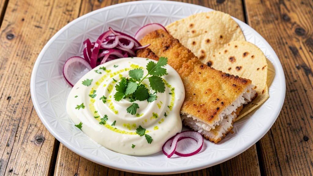 Baja Fish Tacos Recipe With White Sauce: Crispy Beer-Battered Crunch and Cool Creamy Dip