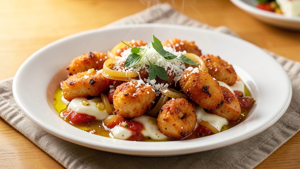 Applebee's Shrimp Parmesan Sauce Recipe: Garlicky Tomato Cream With Melty Cheese Layers