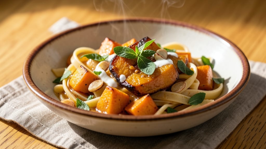 Autumnal Harvest Pasta Sauce Recipe: Roasted Squash and Sage Velvety Richness
