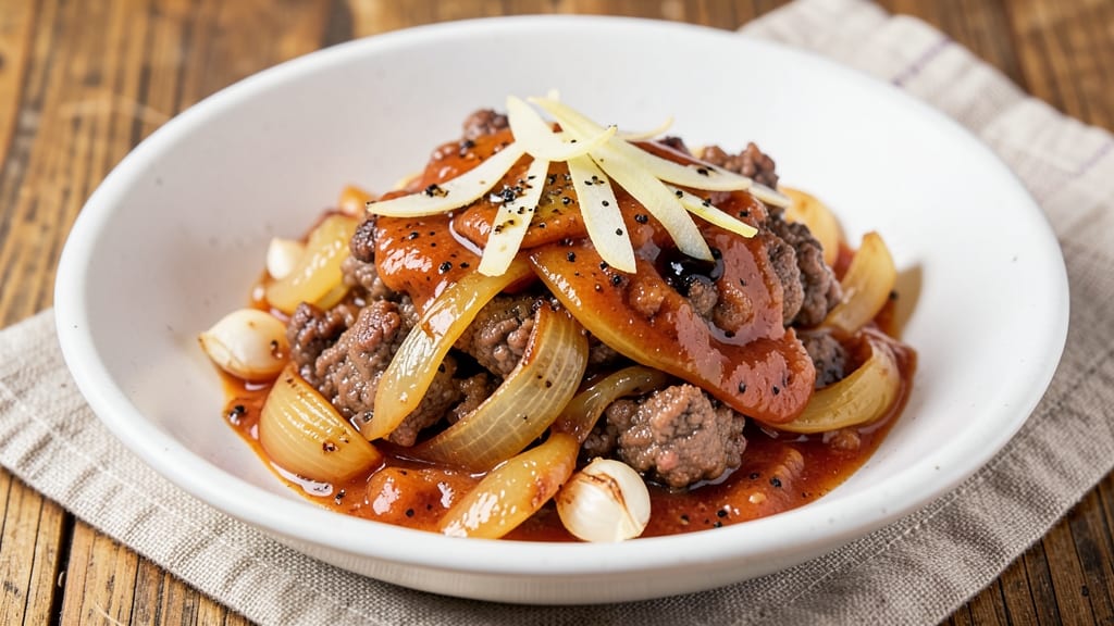 American Chop Suey Recipe with Pasta Sauce: One-Pan Pasta and Meat Fusion