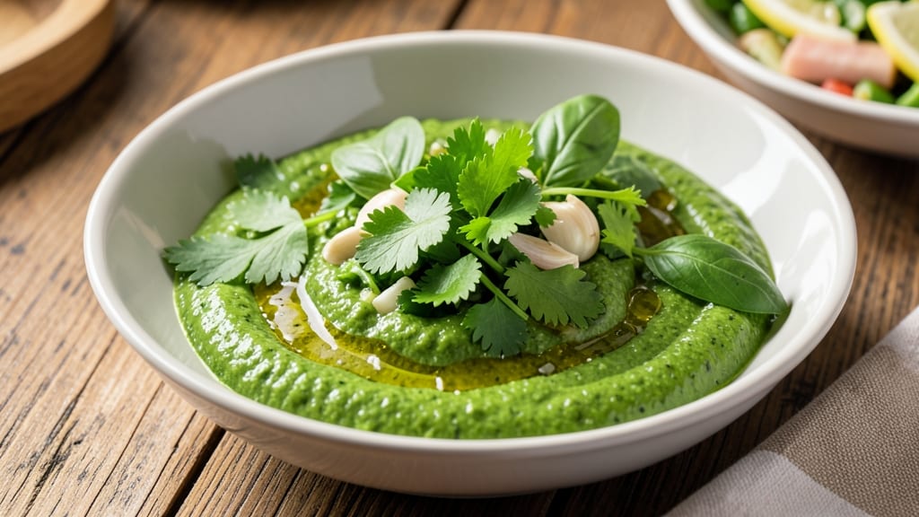 All-Purpose Green Sauce Recipe: Versatile Herb Cream With Zero Mayo Cling