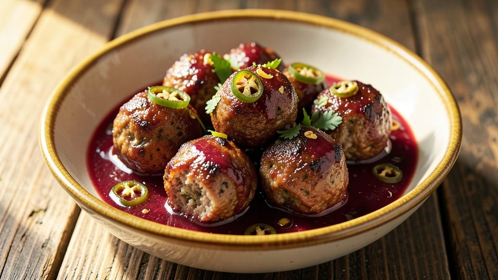 Amylu Cranberry Jalapeño Meatballs Sauce Recipe: Spicy-Sweet Swirl for Bold Flavors
