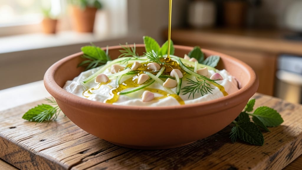 Authentic Tzatziki Sauce Recipe for Gyros: Yogurt-Based Coolness With Fresh Herb Zing