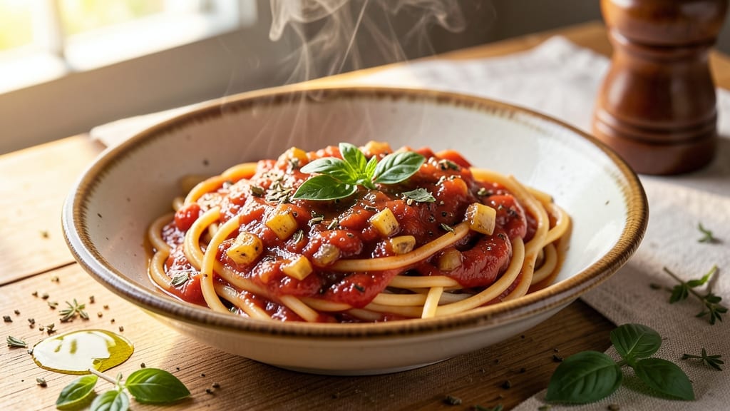 Clemenza's Spaghetti Sauce Recipe: Deep Umami Layers From Slow-Simmered Tomatoes