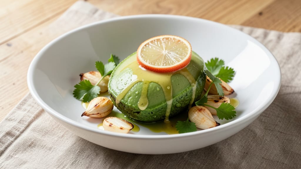 Avocado and Soy Sauce Recipe: Umami-Kissed Dip With Crunchy Celery Crowns