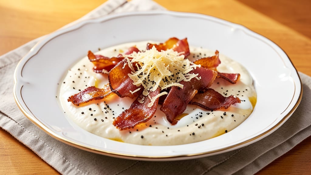 Bacon Carbonara Sauce Recipe: Smoky Pancetta Cream With Eggy Silk