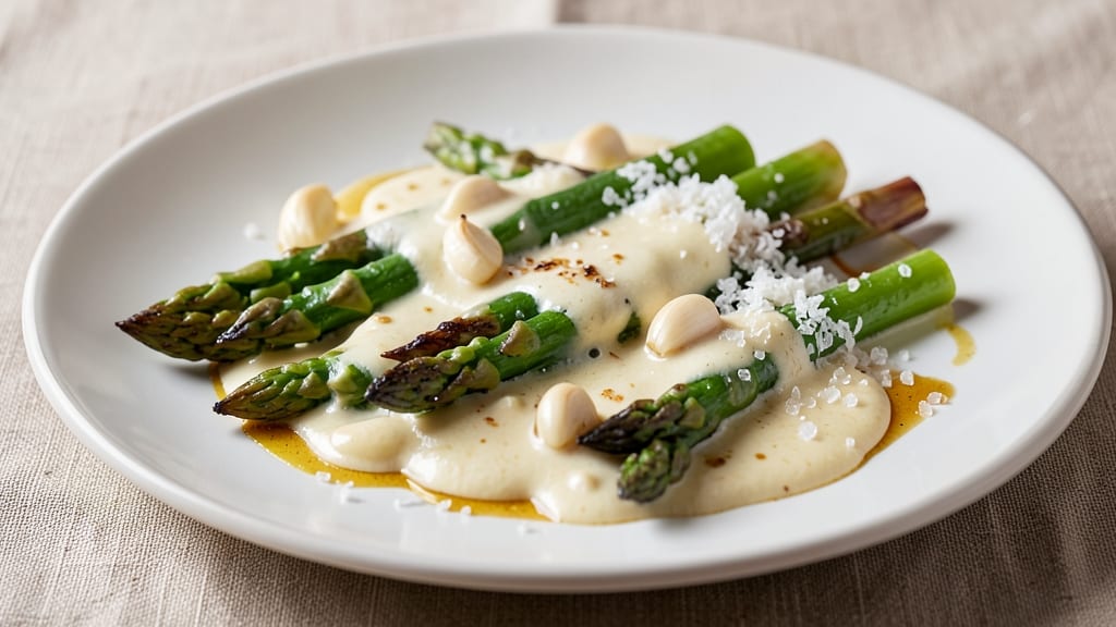 Asparagus Alfredo Sauce Recipe: Herb-Infused Creaminess With Crispy Crowns