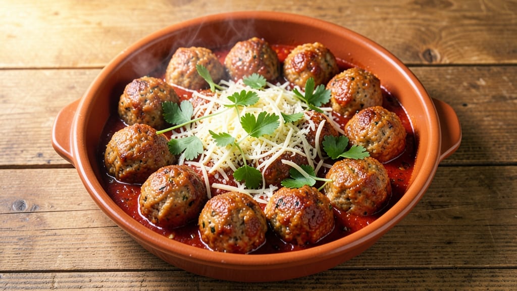 Baked Meatballs in Tomato Sauce Recipe: One-Pan Italian Comfort