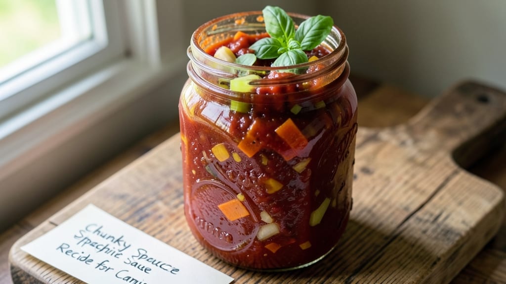Chunky Spaghetti Sauce Recipe for Canning: No-Separation, Pantry-Stable Richness