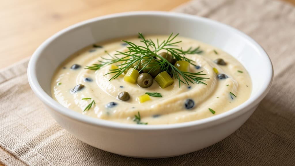 Alton Brown's Tartar Sauce Recipe: Celery-Flecked Creaminess Without Mayo Cling