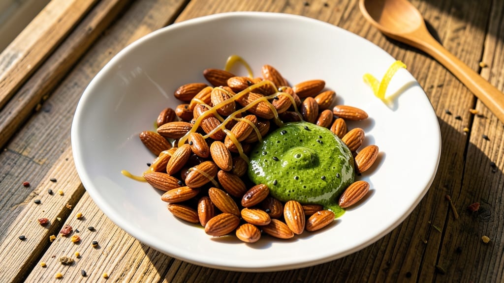 Almonds With Wasabi and Soy Sauce Recipe: Spicy-Savory Nutty Crunch in Minutes