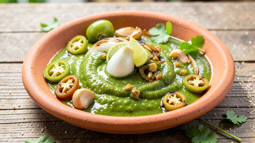 Authentic Mexican Green Enchilada Sauce Recipe: Tomato-Tomatoile Spice Fusion Without Blending