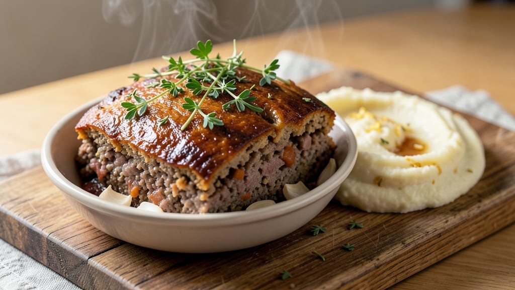 Meatloaf Recipe Without Tomato Sauce: Sweet Potato Swirl for Moist, Herb-Infused Perfection