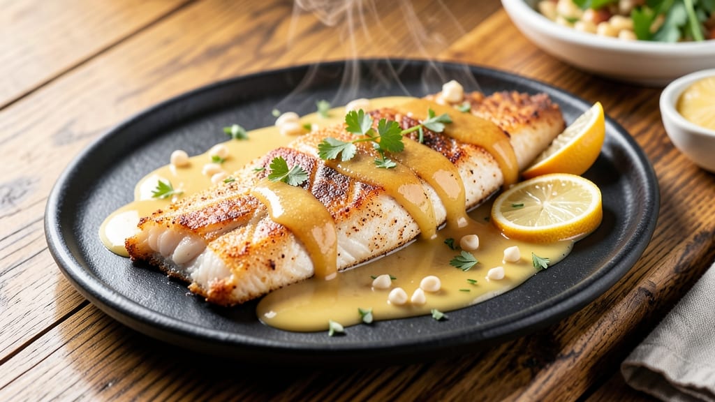 Recipe for Pan Fried Fish with Lemon Butter Sauce: Crispy Crust and Zesty Brightness in 20 Minutes