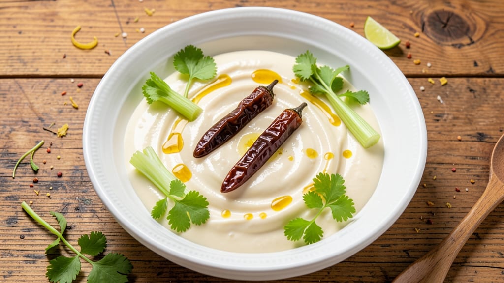 Baja Fresh Fish Taco Sauce Recipe: Smoky Chipotle Cream Cheese Crunch With Celery Crowns